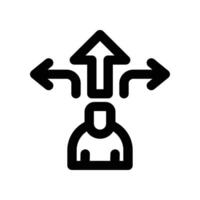 choice icon. line icon for your website, mobile, presentation, and logo design. vector