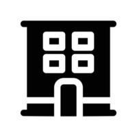 office icon. glyph icon for your website, mobile, presentation, and logo design. vector