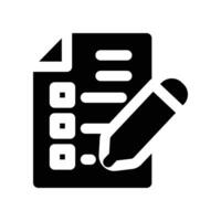 form icon. glyph icon for your website, mobile, presentation, and logo design. vector