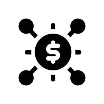 conexión icono. glifo icono para tu sitio web, móvil, presentación, y logo diseño. vector