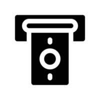 withdraw icon. glyph icon for your website, mobile, presentation, and logo design. vector