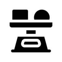 balance icon. glyph icon for your website, mobile, presentation, and logo design. vector