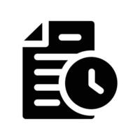 project icon. glyph icon for your website, mobile, presentation, and logo design. vector