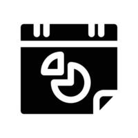 notepad icon. glyph icon for your website, mobile, presentation, and logo design. vector