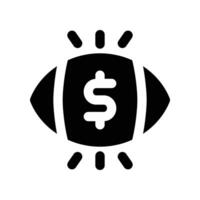 vision icon. glyph icon for your website, mobile, presentation, and logo design. vector