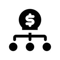 idea icon. glyph icon for your website, mobile, presentation, and logo design. vector