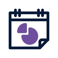 notepad icon. dual tone icon for your website, mobile, presentation, and logo design. vector