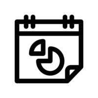 notepad icon. line icon for your website, mobile, presentation, and logo design. vector