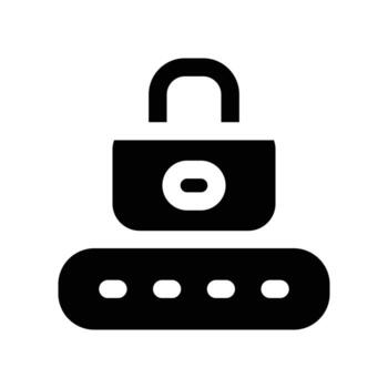 pin code icon. glyph icon for your website, mobile, presentation, and logo design. vector