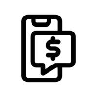 online baking icon. line icon for your website, mobile, presentation, and logo design. vector