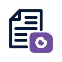 presentation icon. dual tone icon for your website, mobile, presentation, and logo design. vector