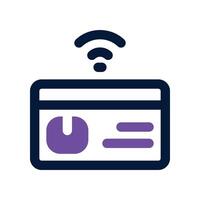 online payment icon. dual tone icon for your website, mobile, presentation, and logo design. vector
