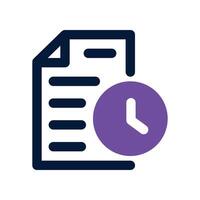 project icon. dual tone icon for your website, mobile, presentation, and logo design. vector