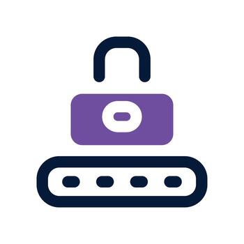 alfiler código icono. doble tono icono para tu sitio web, móvil, presentación, y logo diseño. vector