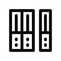 folder icon. line icon for your website, mobile, presentation, and logo design. vector