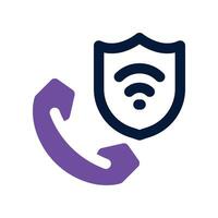 call insurance icon. dual tone icon for your website, mobile, presentation, and logo design. vector