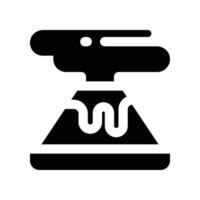 volcano icon. glyph icon for your website, mobile, presentation, and logo design. vector