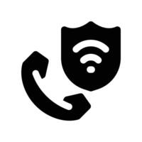 call insurance icon. glyph icon for your website, mobile, presentation, and logo design. vector