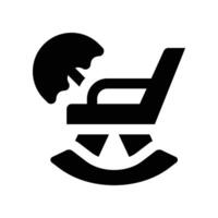 pension icon. glyph icon for your website, mobile, presentation, and logo design. vector