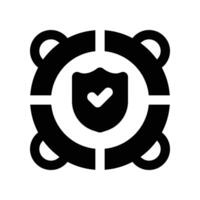 lifesaver icon. glyph icon for your website, mobile, presentation, and logo design. vector