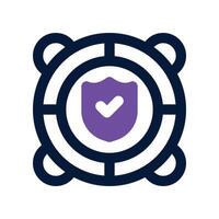 lifesaver icon. dual tone icon for your website, mobile, presentation, and logo design. vector