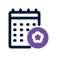 event management icon. dual tone icon for your website, mobile, presentation, and logo design. vector