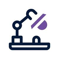 desh lamp icon. dual tone icon for your website, mobile, presentation, and logo design. vector