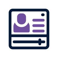 tutorial icon. dual tone icon for your website, mobile, presentation, and logo design. vector