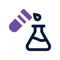 experiment icon. dual tone icon for your website, mobile, presentation, and logo design. vector