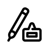 pencil icon. line icon for your website, mobile, presentation, and logo design. vector