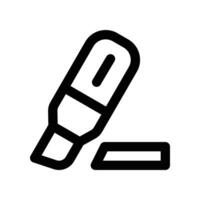 marker icon. line icon for your website, mobile, presentation, and logo design. vector