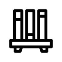 shelf icon. line icon for your website, mobile, presentation, and logo design. vector