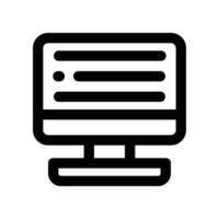 e learning icon. line icon for your website, mobile, presentation, and logo design. vector