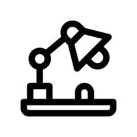 desh lamp icon. line icon for your website, mobile, presentation, and logo design. vector