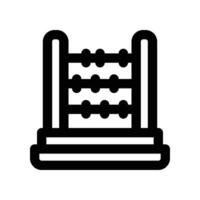 abacus icon. line icon for your website, mobile, presentation, and logo design. vector