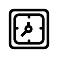 clock icon. line icon for your website, mobile, presentation, and logo design. vector