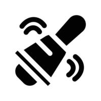 bell icon. glyph icon for your website, mobile, presentation, and logo design. vector