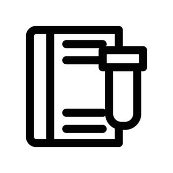 physics icon. line icon for your website, mobile, presentation, and logo design. vector