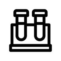 test tube icon. line icon for your website, mobile, presentation, and logo design. vector