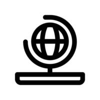 earth icon. line icon for your website, mobile, presentation, and logo design. vector