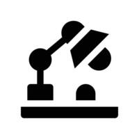 desh lamp icon. glyph icon for your website, mobile, presentation, and logo design. vector