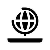 earth icon. glyph icon for your website, mobile, presentation, and logo design. vector