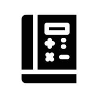 mathematics icon. glyph icon for your website, mobile, presentation, and logo design. vector