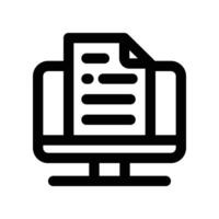 database icon. line icon for your website, mobile, presentation, and logo design. vector