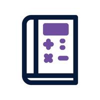 mathematics icon. dual tone icon for your website, mobile, presentation, and logo design. vector