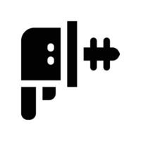 drill machine icon. glyph icon for your website, mobile, presentation, and logo design. vector