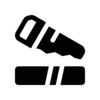 saw icon. glyph icon for your website, mobile, presentation, and logo design. vector