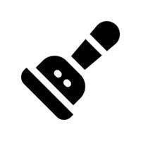 plunger icon. glyph icon for your website, mobile, presentation, and logo design. vector