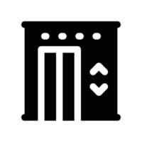 elevator icon. glyph icon for your website, mobile, presentation, and logo design. vector