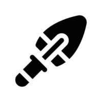 trowel icon. glyph icon for your website, mobile, presentation, and logo design. vector